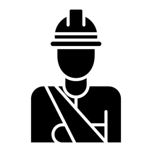 Work Injury Glyph Icon