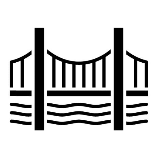 Bridge Glyph Icon | Village