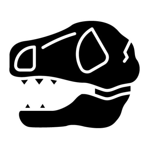 Animal Skull Glyph Icon