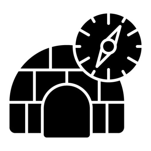 Arctic Exploration Glyph Icon