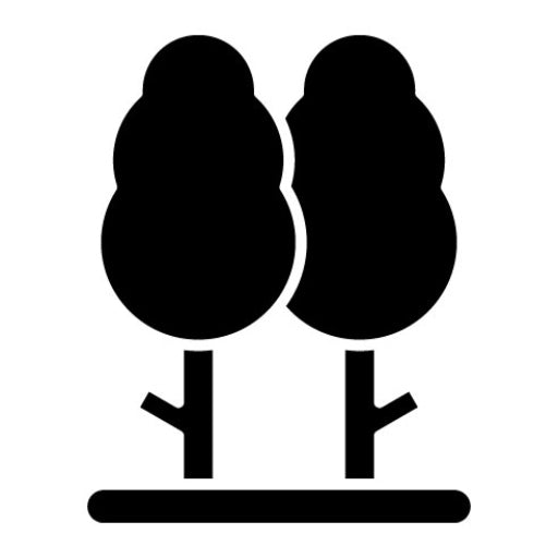 Rubber Tree Glyph Icon