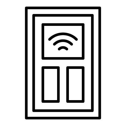 Smart Door Icon | Protection and Security