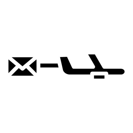 Air Mail Glyph Icon