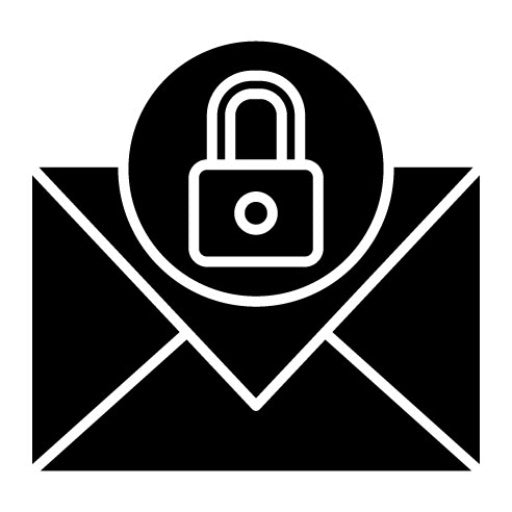 Email Security Glyph Icon