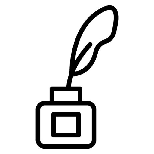 Feather And Ink Icon | Postal Service