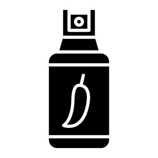 Pepper Spray Glyph Icon