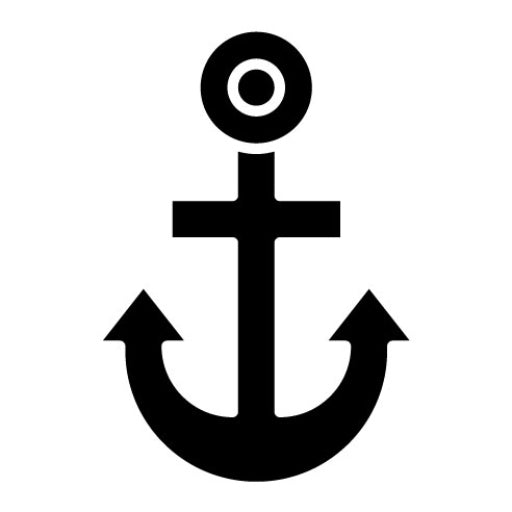 Anchor Glyph Icon | Vikings