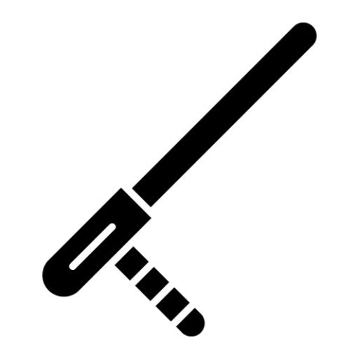 Baton Glyph Icon