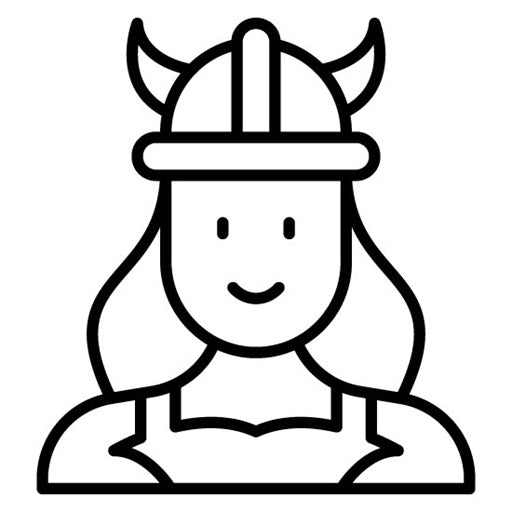 Viking Woman Icon