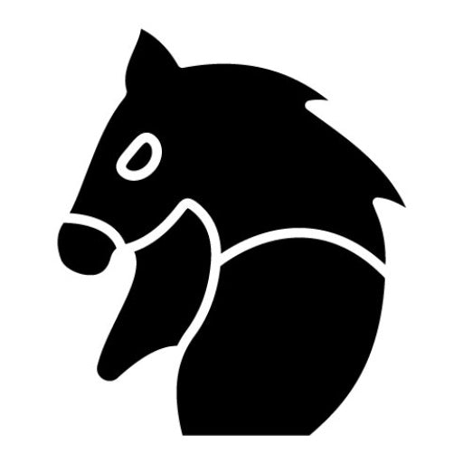 War Horse Glyph Icon
