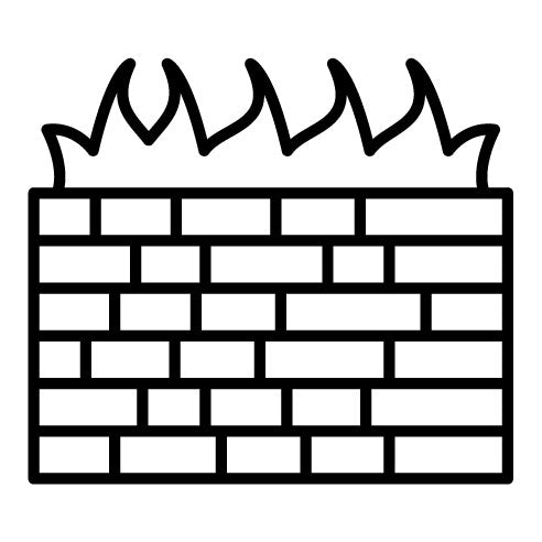 Computer Firewall Icon