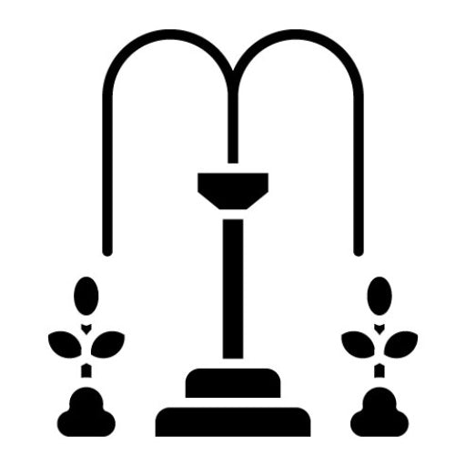 Automatic Irrigation Glyph Icon