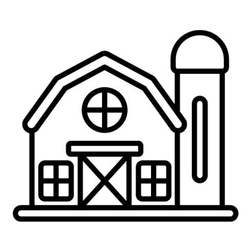 Farm House Icon | Farming and Gardening