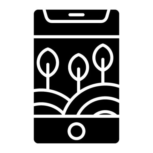 Farming App Glyph Icon