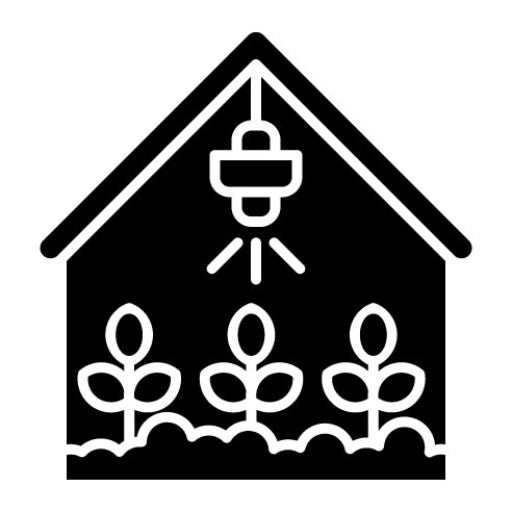 Greenhouse Glyph Icon | Farming and Gardening