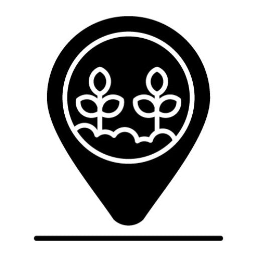 Local Farm Glyph Icon