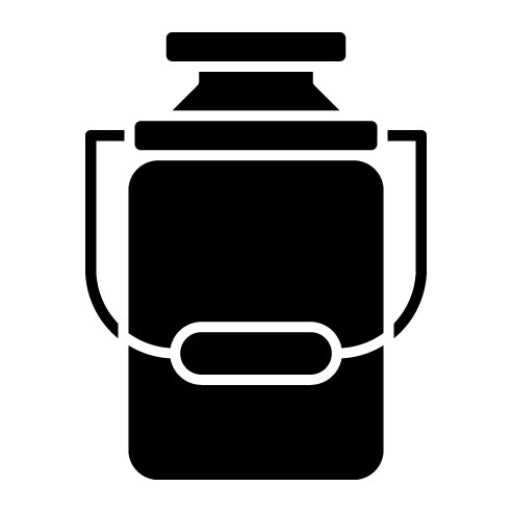 Milk Jar Glyph Icon