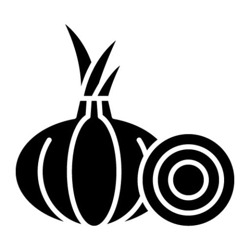 Onion Glyph Icon