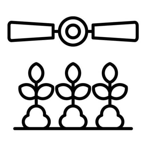 Satellite Crop Monitoring Icon