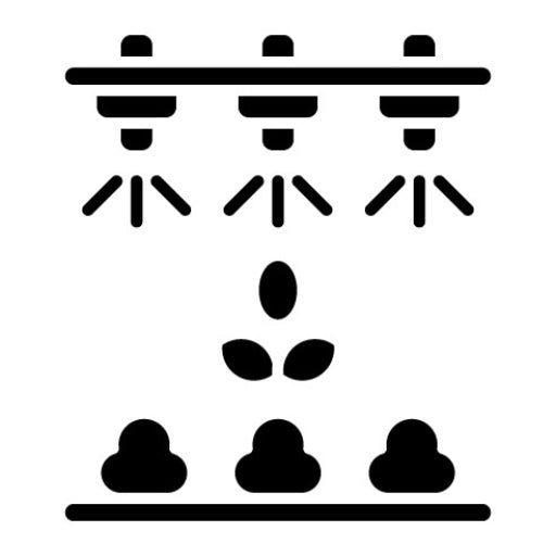 Sprinkler Glyph Icon | Farming and Gardening