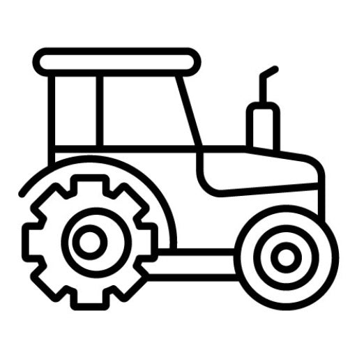 Tractor Icon | Farming and Gardening