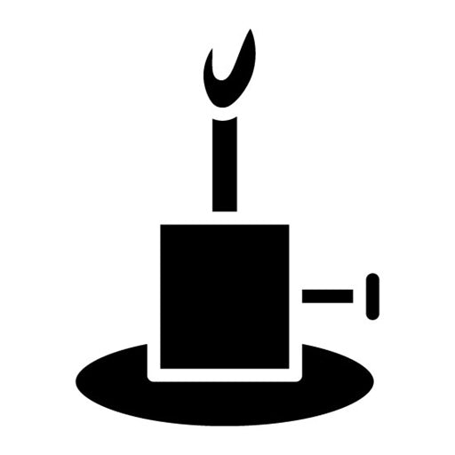 Bunsen Burner Glyph Icon | Science