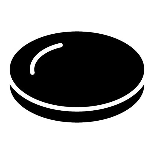 Watch Glass Glyph Icon