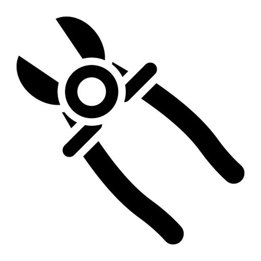 Wire Cutter Glyph Icon