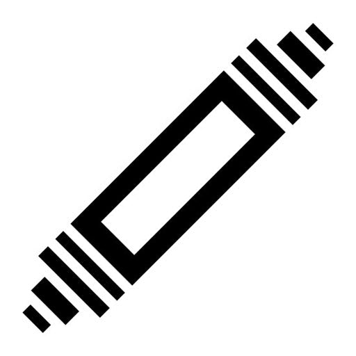 Bidirectional Tube Glyph Icon