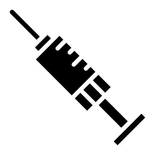 Syringe Glyph Icon | Science