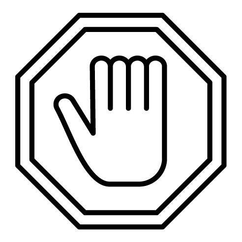 Stop Sign Icon | Protection and Security