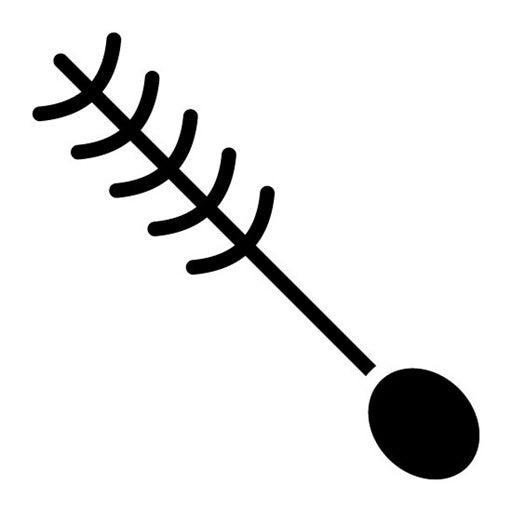Test Tube Brush Glyph Icon
