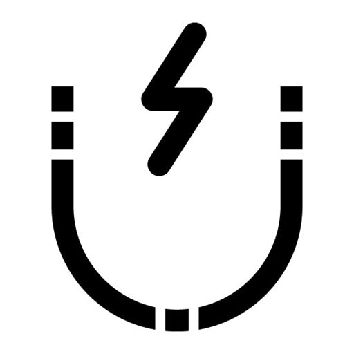 Magnet Glyph Icon | Science