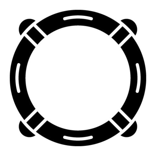 Lifebuoy Glyph Icon