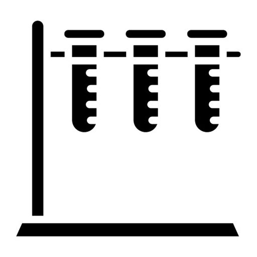 Test Tube Rack Glyph Icon