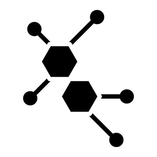 Molecule Glyph Icon | Science