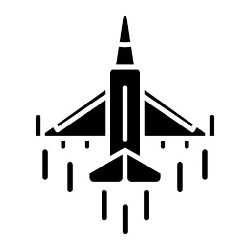 Fight Flight Glyph Icon