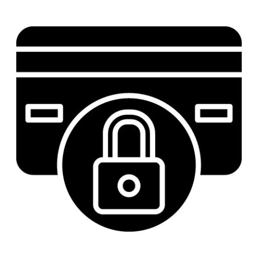 Payment Security Glyph Icon