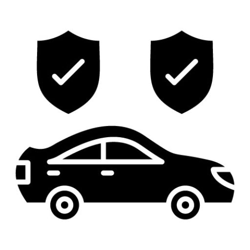 Car Security Glyph Icon