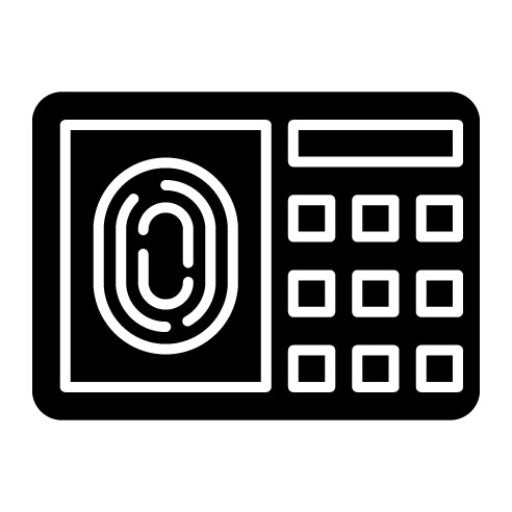 Security System Glyph Icon