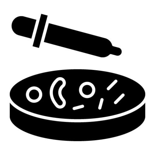 Petri Dish Glyph Icon