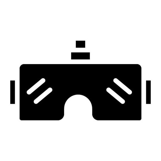 Vr Glasses Glyph Icon | Science Fiction