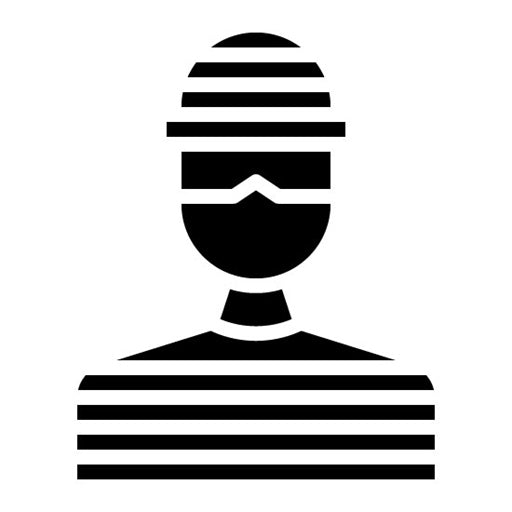 Robber Glyph Icon | Prison