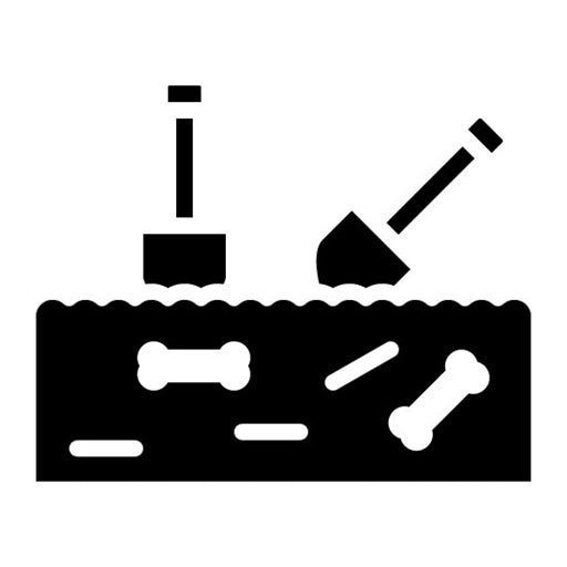 Bury Glyph Icon | Prison