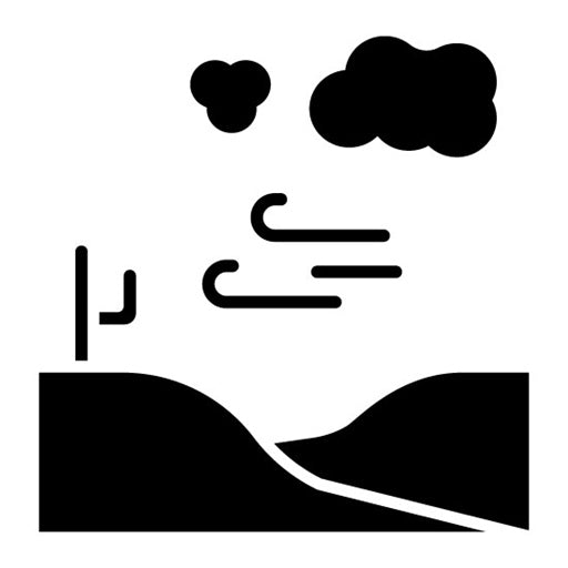 Sandstorm Glyph Icon