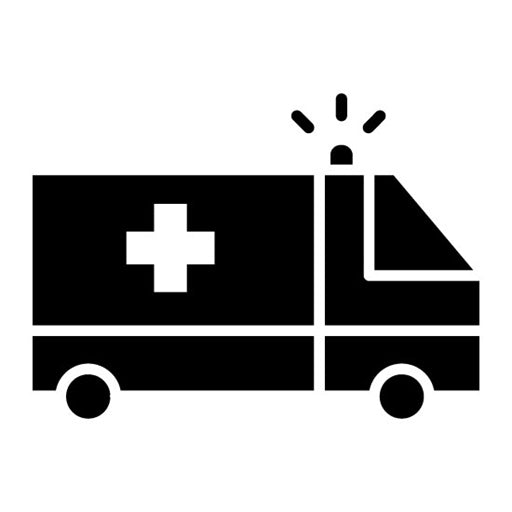 Ambulance Glyph Icon | Natural Disaster