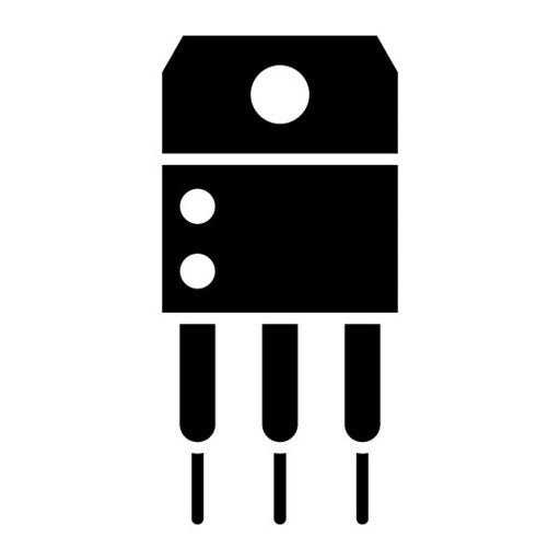Transistor Glyph Icon