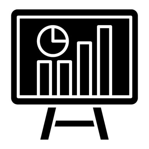 Statistics Glyph Icon