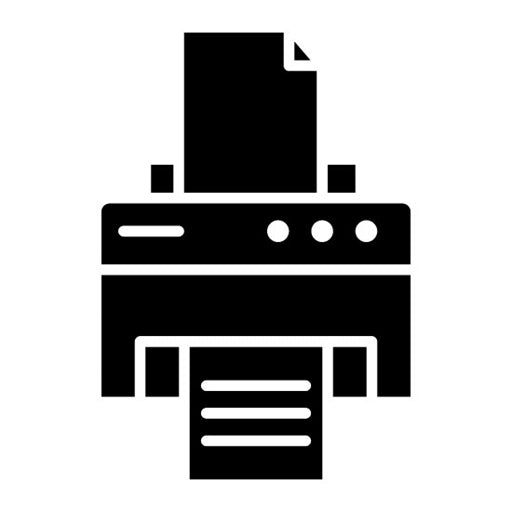 Printer Glyph Icon | Electric Circuits