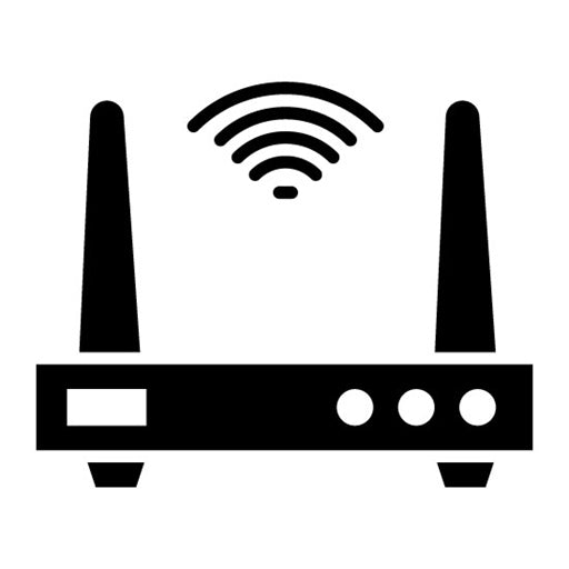 Wifi Router Glyph Icon